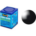 Revell Акрилна боя, Revell, Aqua Color, Черно гланц, 18 мл (R36107)