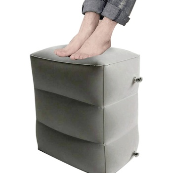 Ledou FR001 nafukovací vankúš pod nohy šedá 45x36x43