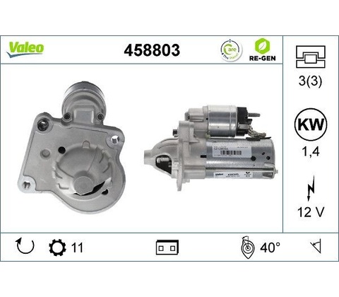 Startér VALEO 458803