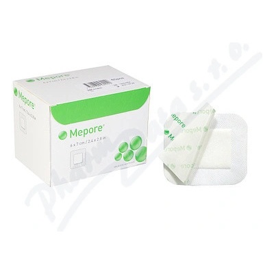 Mepore samolepící sterilní náplast 6 x 7 cm 60 ks