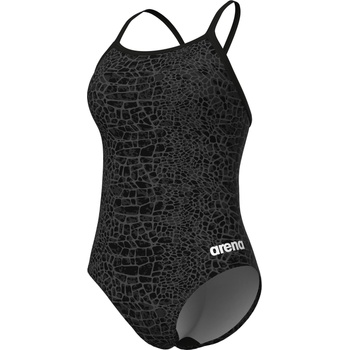 arena Snakeskin swimsuit lightdrop back 38
