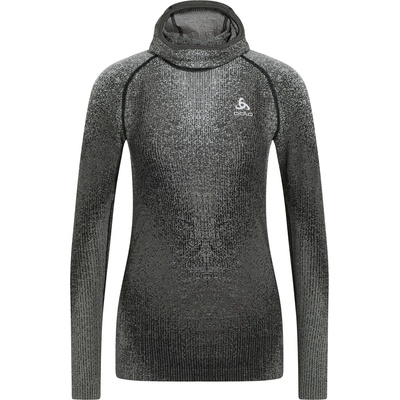 Odlo Дамско синтетично термобельо Odlo Women's Performance Warm Blackcomb Bl Facemask L/S Synthetic base layer - Black - размер XL (114-3286-0215)