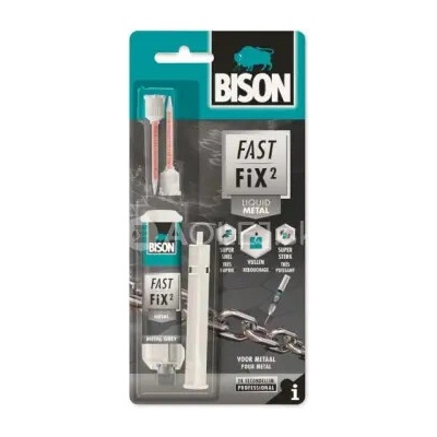 BISON FAST FIX METAL dvojzložkové lepidlo na extrémne opravy na kov 10 g
