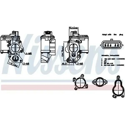 NISSENS AGR ventil NIS 98265