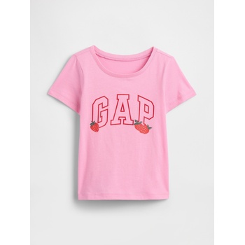 GAP Детска тениска с логото на GAP GAP | Rozov | Момичешки | 12-18 месеца