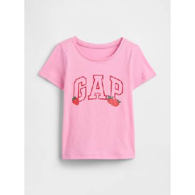 GAP Детска тениска с логото на GAP GAP | Rozov | Момичешки | 12-18 месеца