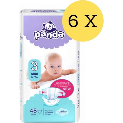 Panda nohavice 5-9kg Midi 3 192ks