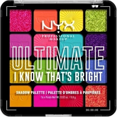 NYX Professional Makeup Ultimate I Know That´s Bright očný tieň 12,8 g