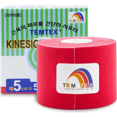 Temtex Classic Kinesiotape červená 5 cm x 5 m