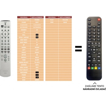 Dálkový ovladač Predátor Denon RC-1138