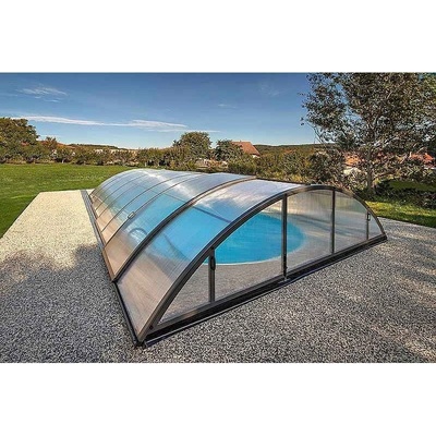 ASPR pool Zastřešení bazénu KLASIK B 4,7x8,6x1,3m Antracit