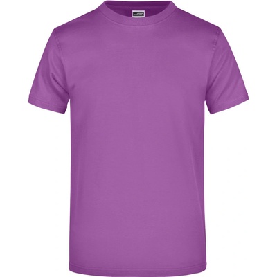 James & Nicholson tričko JN 02 krátký rukáv pánské COT02000235001-purple
