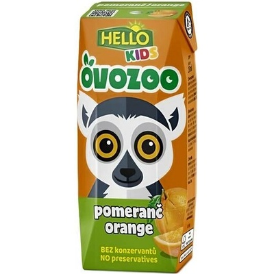 Hello Kids Ovozoo pomeranč 250ml – Zbozi.Blesk.cz