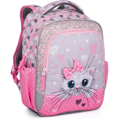 Bagmaster MINI 24 A predškolský batoh - mačacia ružová 230273