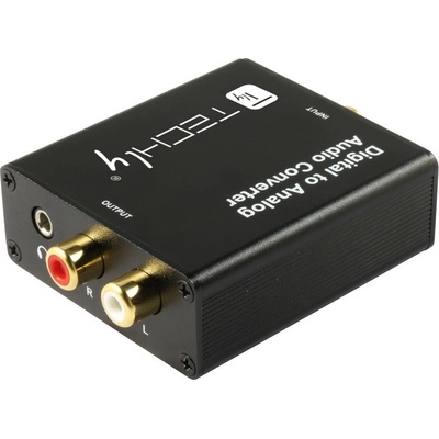TECHLY IDATA SPDIF-9 Преобразувател DAC Digital SPDIF/Коаксиален към Аналогов RCA/3.5mm (IDATA SPDIF-9)
