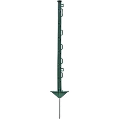Sloupek plastový pro elektrický ohradník, délka 74 cm, 7 oček, zelený