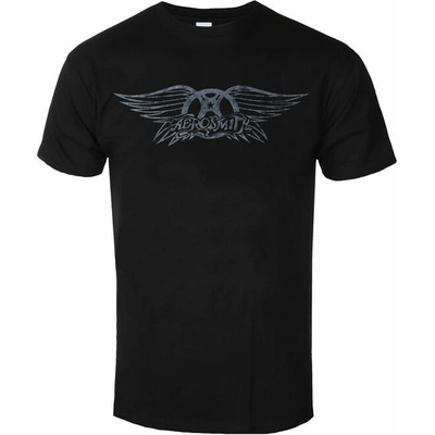 Metal Rock Off Aerosmith Vtge Logo černá