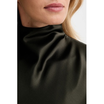 Nanushka Блуза Nanushka дамска в зелено с изчистен дизайн NW25PFTP02169 (NW25PFTP02169)