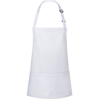 Karlowsky Krátká gastro zástěra KY123 White 75x60cm