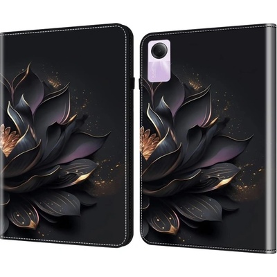 Vsetkonamobil 65051 ART Zaklápacie puzdro pre Xiaomi Redmi Pad SE BLACK LOTUS