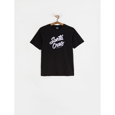 Santa Cruz Ribbon Script Front black