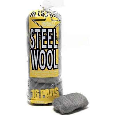 Super Fine Steel Wool - Pack of 16 - ocelová vlna pro leštění kovů, super jemná, 16 ks – Zboží Mobilmania