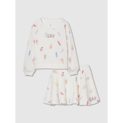 GAP Baby outfit set s logom VintageSoft Biela