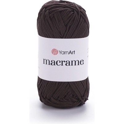Yarn Art příze Macrame_M157 tmavě hnědá