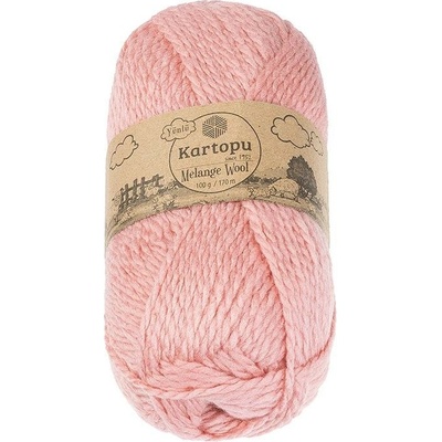BELLATEX Melange Wool 100 g - 2116 růžová