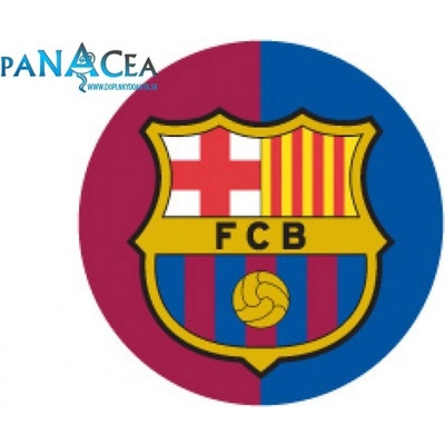 Samolepka na stredy kolies živicová 4ks - FC BARCELONA (C13)