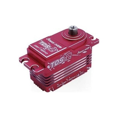 Power HD Servo TDS-2 Red Low Profil Drift HV 25kg/0.09s
