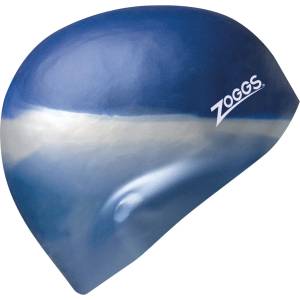 Zoggs Шапка за плуване Zoggs Silicone Cap Multi Colour Swim cap - Blue / Silver - размер One Size (581-0211-0111)