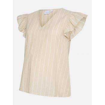 Mamalicious Тениска Mamalicious Women's Mama Mlflrns Cap T-Shirt - Humus