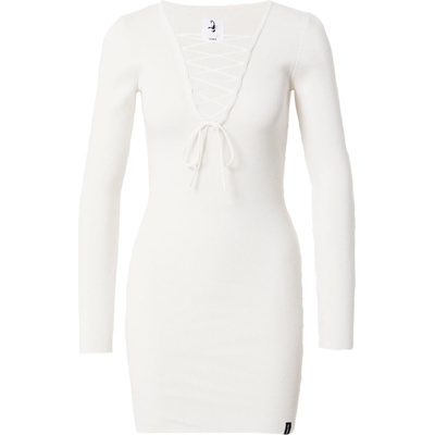 VIERVIER Плетена рокля 'Hedi' бяло, размер 40
