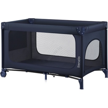 Lionelo - Преносима детска кошара JASMIN EASY FOLD, тъмносиня (LN0304)