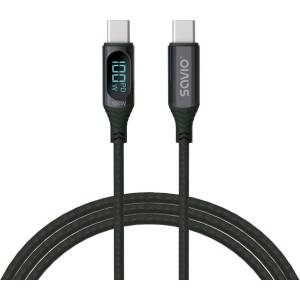 SAVIO CL-174 1м USB Type-C 2.0 кабел (CL-174) (CL-174)