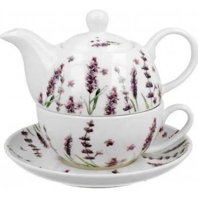 DUO PORCELAIN Šálek a konvička s nerezovým sítkem 930761