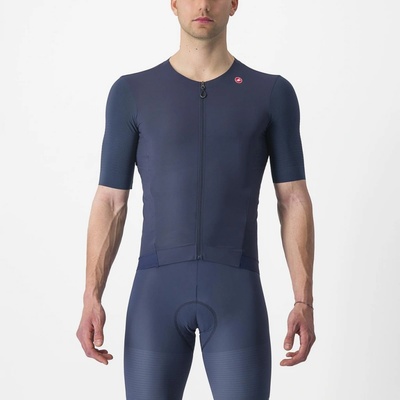 Castelli Premio Black Jersey Belgian Blue