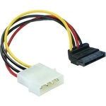 Delock Molex 4pin - SATA 15pin Converter M/F 60101