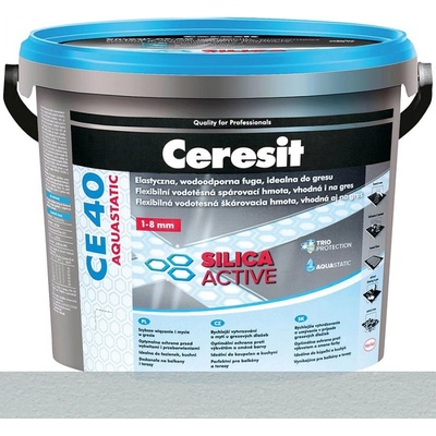 Ceresit CE40 AQUASTATIC flexibilná škárovacia hmota 2kg,01 Biela