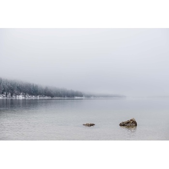 DIMEX ART s. r. o Флизелинов фототапет скали и мъглив ден 375 x 250 см