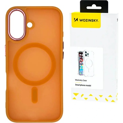 Wozinsky Моден калъф Wozinsky с MagSafe за Samsung Galaxy S24 FE - оранжев (5907769371042)