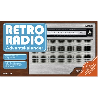 Franzis Franzis adventný kalendár Retro rádiová súprava 504095