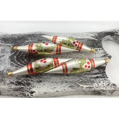 Okrasa Čadca Vianočné rakety 74/770/14x3/4ks - trojitý list - tradičná