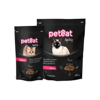 Запечатващ плик - Котешка храна 400гр (13х23см)