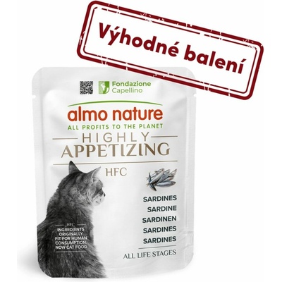 Almo Nature HFC Highly Appetizing sardinky 24 x 50 g