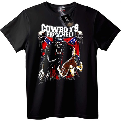 NOONEBRAND Тениска Cowboys from Hell - XXS, Black
