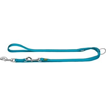HUNTER Повод за куче Hunter Adjustable Nylon V Leash Dog leash - Petrol - размер Länge max. 200 cm (057-0385-0312)