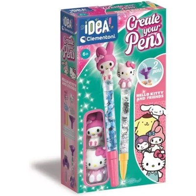 Clementoni Hello Kitty: Комплект за изработка на химикалки Hello Kitty и My Melody - 2 части (18433)