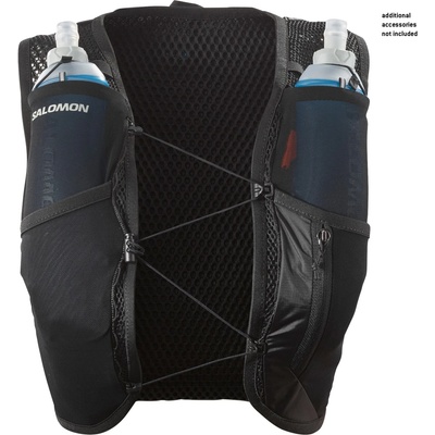 Salomon Дамска раница за трейл бягане Salomon Women's Active Skin 4 Set Running vest - Black / Metal (502-8394-0112)